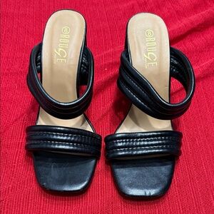 Black Strappy Sandals